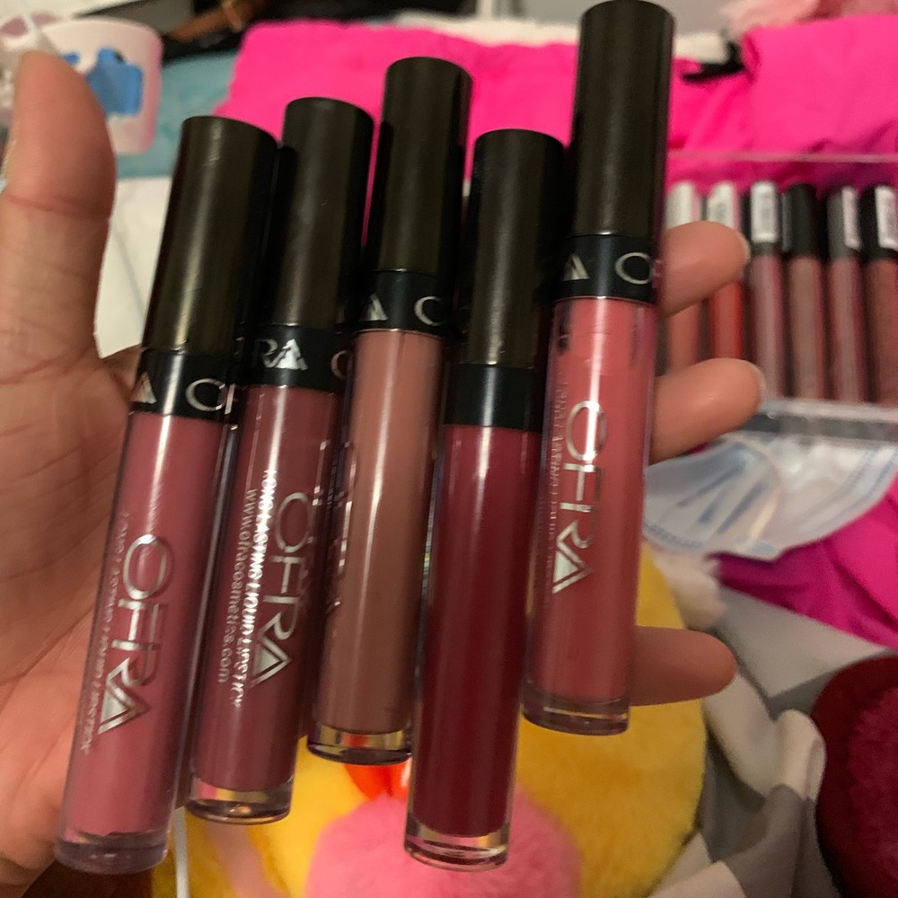 Authentic ofra cosmetics lipsticks.